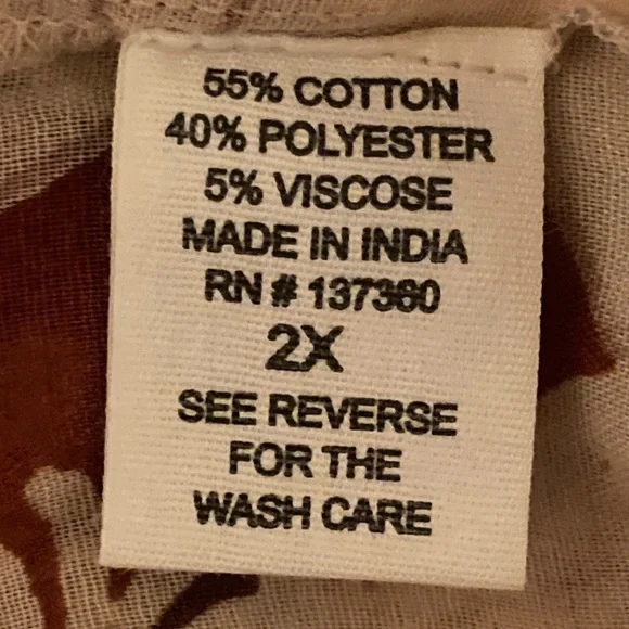 EC Live 4 Truth Multicolor Sheer Kimono Plus Size 2X - Picture 11 of 12